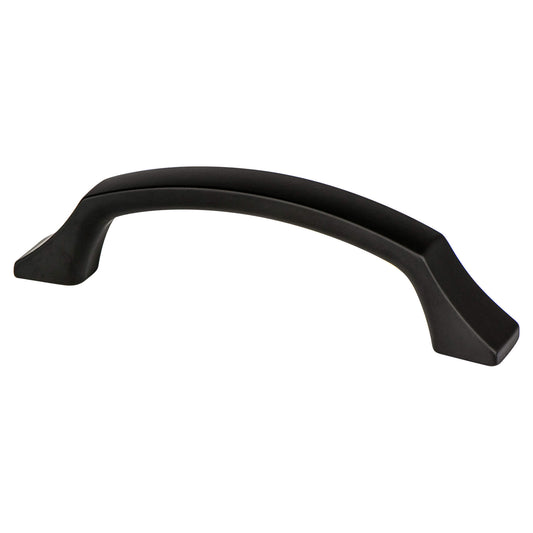 Berenson Century Edge Pull 96MM C/C Matte Black