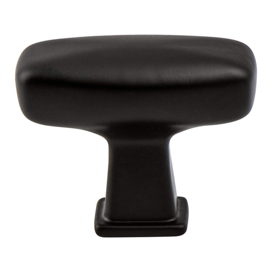 Berenson Subtle Surge Classic Comfort Zinc Knob in Matte Black