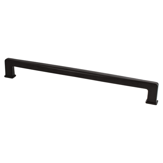 Berenson Subtle Surge 12 inch CC Classic Comfort Pull in Matte Black