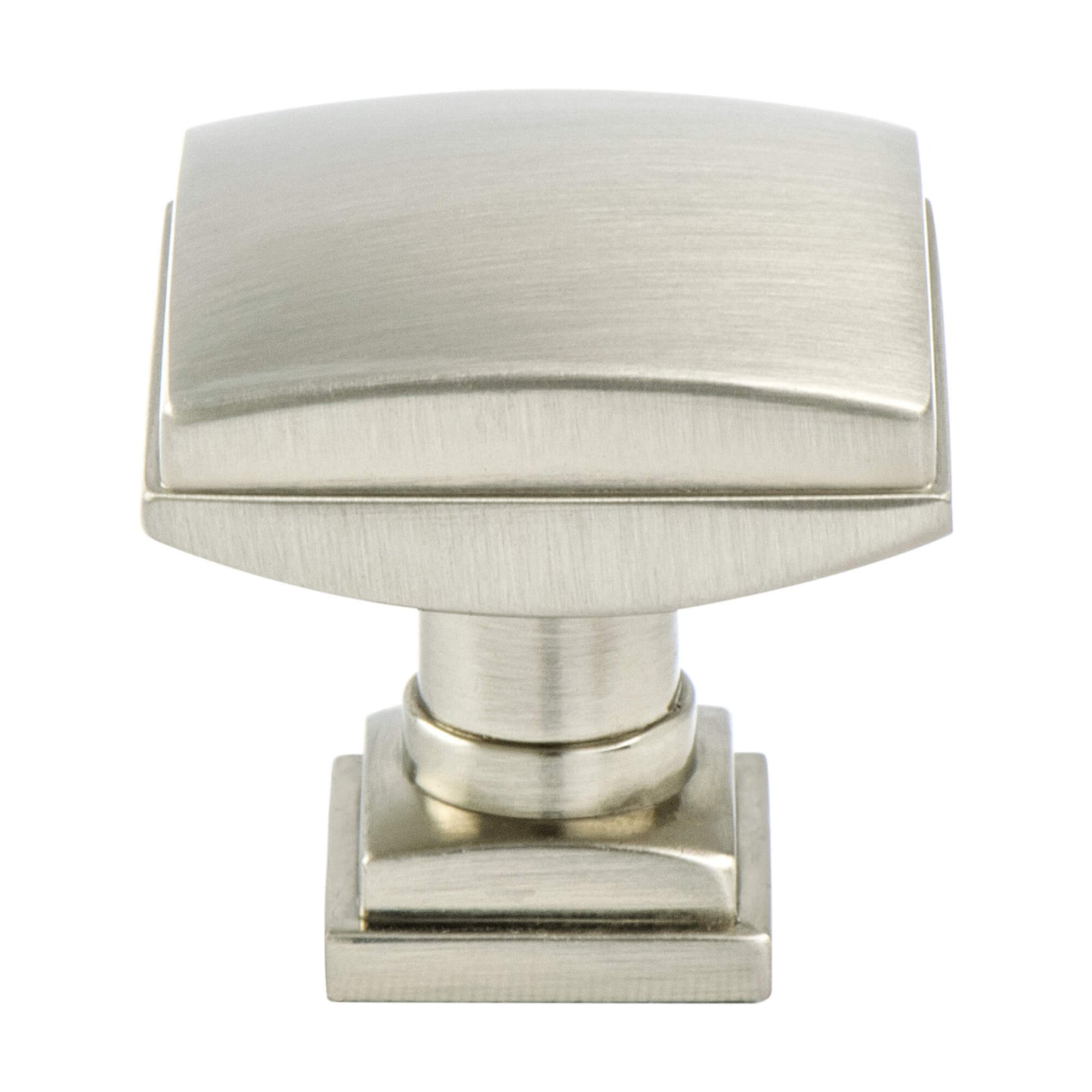 Berenson Tailored Traditional Knob 1-1/4" Dia Brushed Nickel