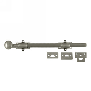 Deltana 12 Inch Heavy Duty Surface Bolt - Antique Nickel