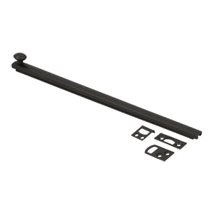 Deltana 12 Inch Concealed Screw Bolt - Oil Rubbed Bronze