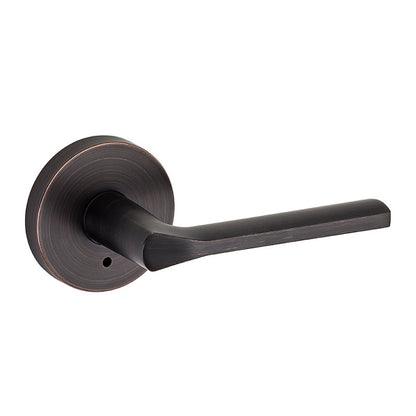 Privacy with Round Rosette - Venetian Bronze