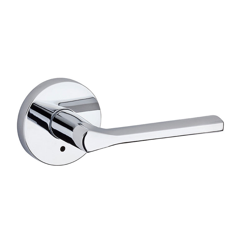 Privacy with Round Rosette - Polished Chrome