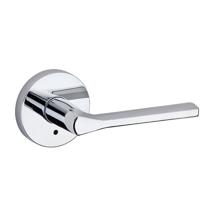Privacy with Round Rosette - Polished Chrome