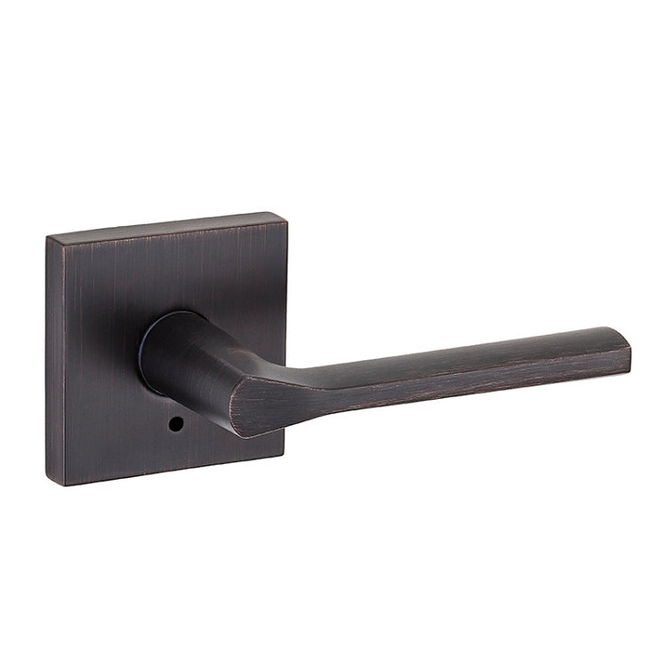 Privacy with Square Rosette - Venetian Bronze