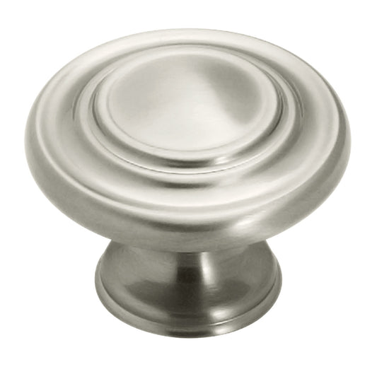 Amerock 1-5/16 Inch Cabinet Knob In Satin Nickel