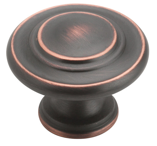 Amerock 1-5/16 Inch Cabinet Knob In Oil-Rubbed Bronze