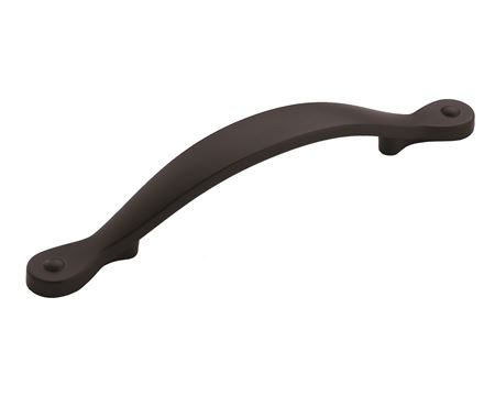 Amerock Inspirations 3 3/4 Inch Cabinet Pull Flat Black