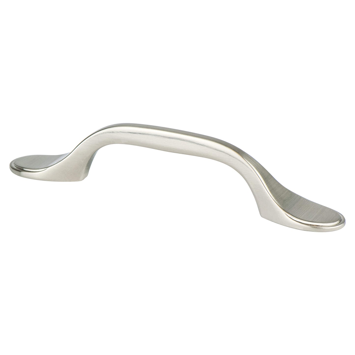 Berenson Advantage One 3 Inch C/C Pull with Rounded End - Brushed Nickel