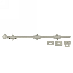 Deltana 18 Inch Heavy Duty Surface Bolt - Brushed Nickel