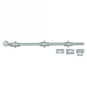 Deltana 18 Inch Heavy Duty Surface Bolt - Brushed Chrome