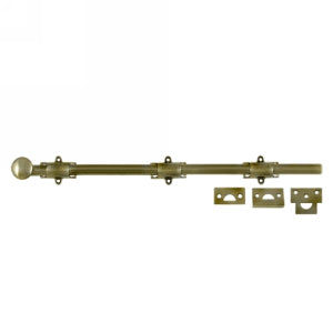 Deltana 18 Inch Heavy Duty Surface Bolt -  Antique Brass