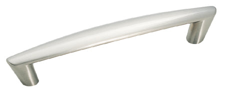 Amerock 5 1/16 Inch CC Satin Nickel Angled Cabinet Pull