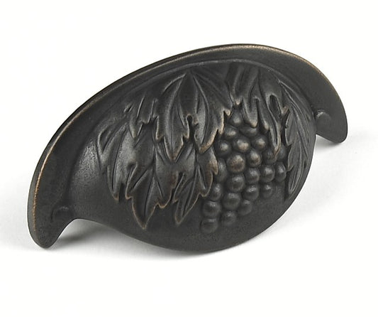 Vineyard Grape Cup Pull in Weathered Bronze
