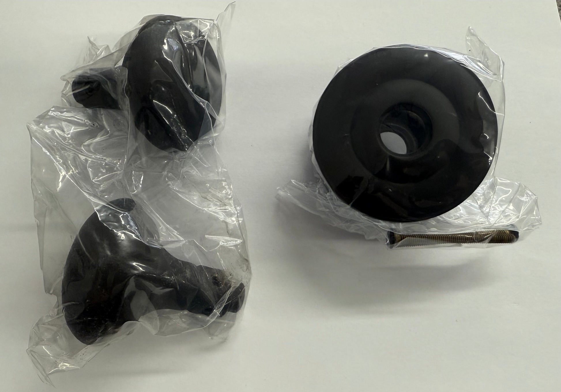 2 Inch Backset Passage Knob and Rosette Parts