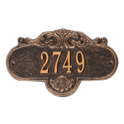 Whitehall 2020 Arch Marker Estate Lawn Address Plaque in Oil Rubbed Bronze