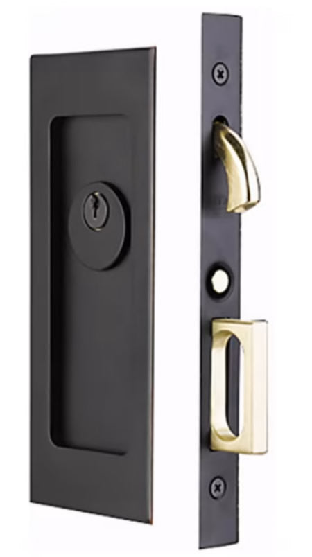 Emtek Mortised Pocket Door Lock