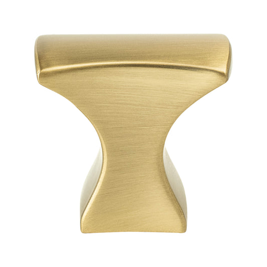 Berenson Aspire Knob 1-1/4 Inch Long Modern Brushed Gold