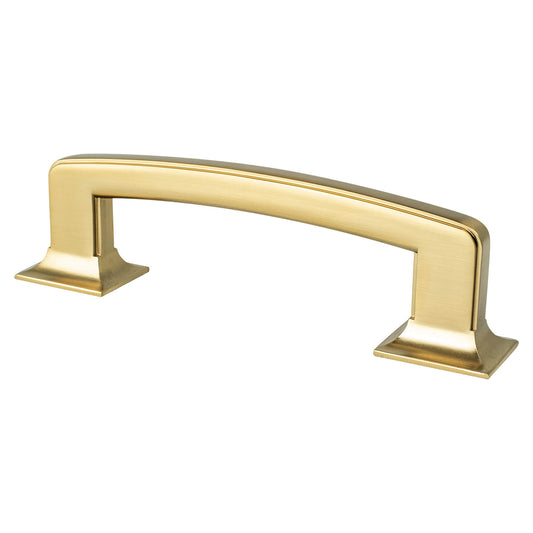 Berenson Hearthstone 96mm CC Modern Brushed Gold Pull