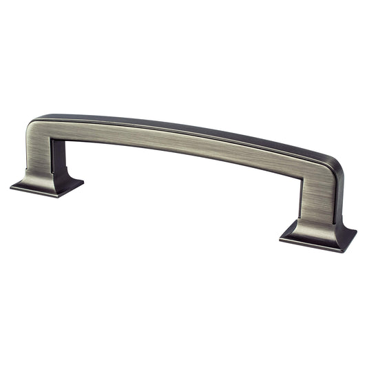 Berenson Hearthstone 128mm CC Vintage Nickel Pull