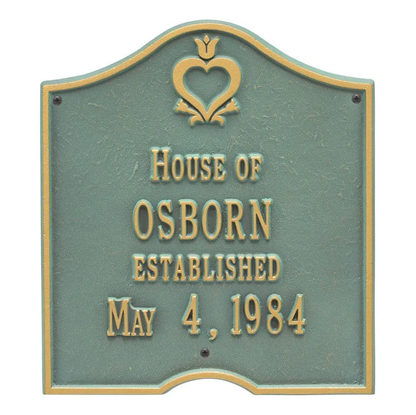 Whitehall Products Hawthorne Plaque