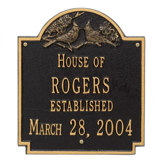 Whitehall Products Hawthorne Plaque