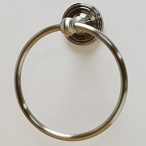 Towel Ring Shown in Satin Nickel