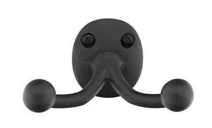 Emtek Sandcast Bronze Double Robe Hook