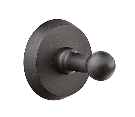 Emtek Sandcast Bronze Single Post Robe Hook