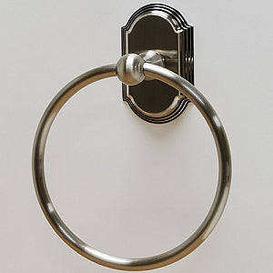Towel Ring Shown in Satin Nickel