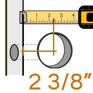 Emtek Lancaster Knob with 7 Inch Wilshire Sideplate