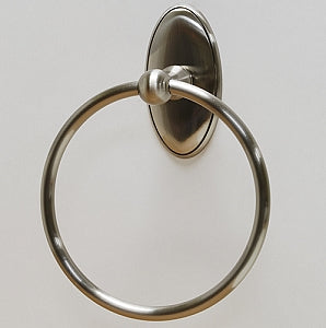 Towel Ring Shown in Satin Nickel