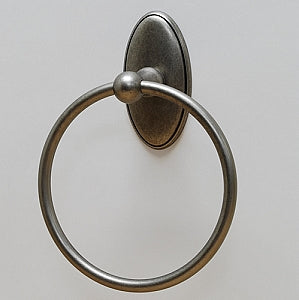 Addison Towel Ring-  Shown in Antique Pewter