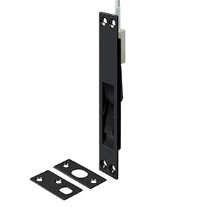 Deltana 24 Inch Solid Brass Extension Flush Bolt - Flat Black