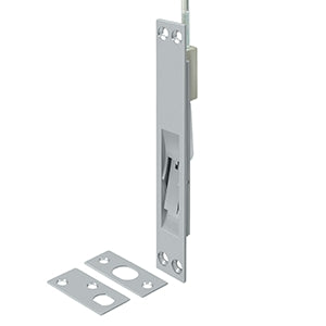 Deltana 24 Inch Solid Brass Extension Flush Bolt - Brushed Chrome