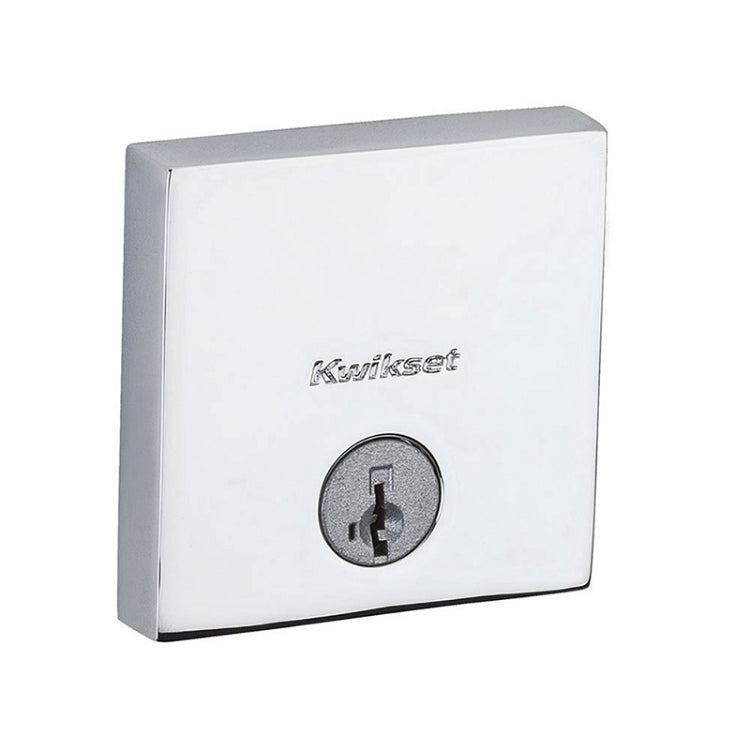 Kwikset 258SQT Modern Downtown Style Single Cylinder Deadbolt