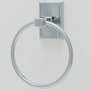 Towel Ring Shown in Satin Nickel
