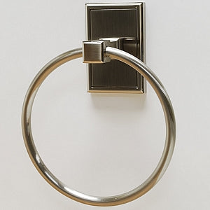 Towel Ring Shown in Satin Nickel