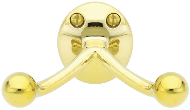 Emtek Brass Robe Hook Polished Brass