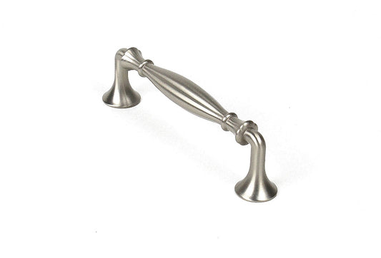 Fiori 4 Inch Cabinet Pull in Dull Satin Nickel