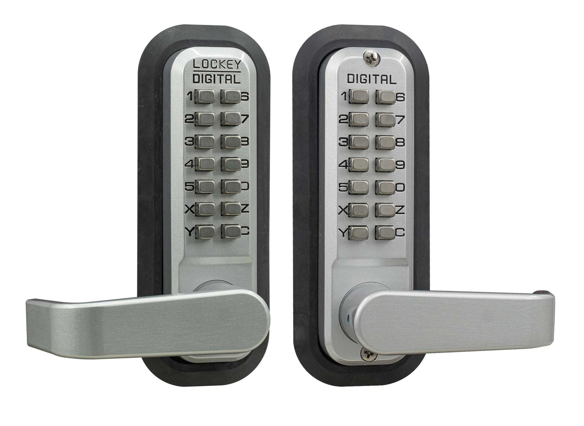 Lockey Style 2835 Double Combination Lever Handle - Outside