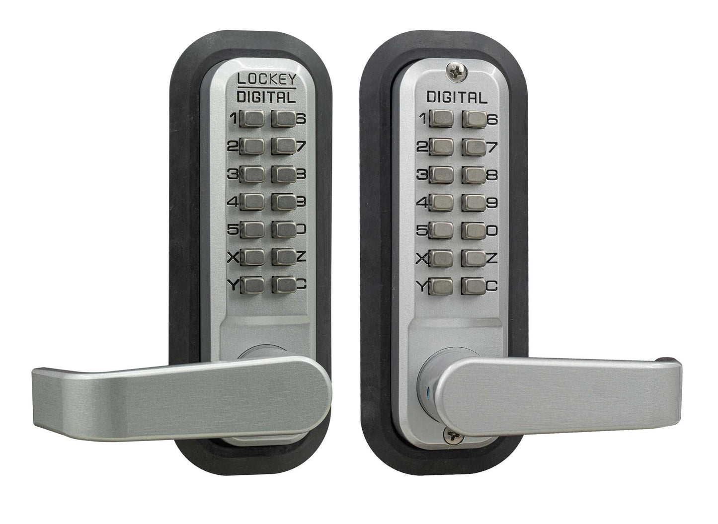 Lockey Style 2835 Double Combination Lever Handle Marine Grade