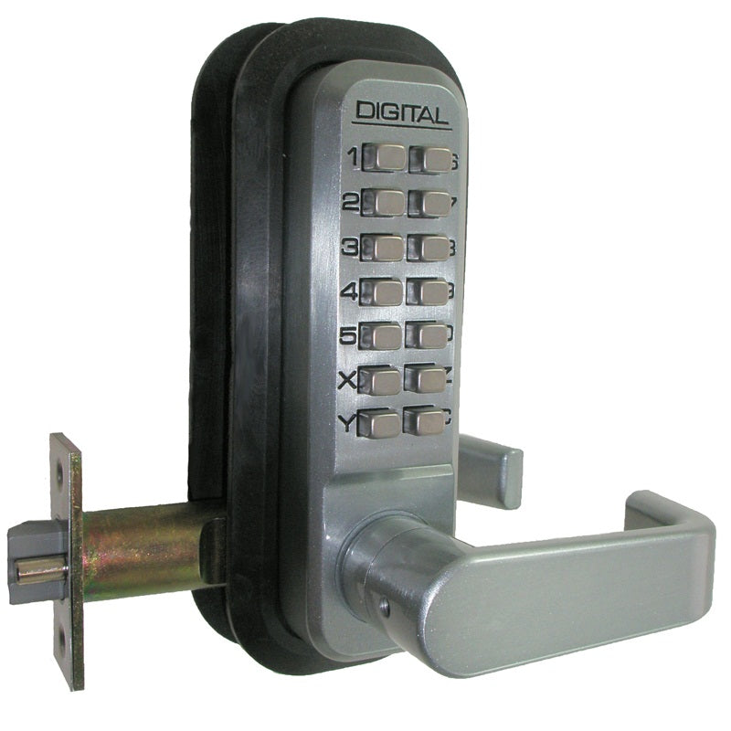 Lockey Style Single Combination 2835 Lever Handle - Outside