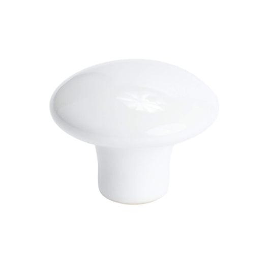 Berenson Concord Ceramic White Knob 1-3/8" Dia
