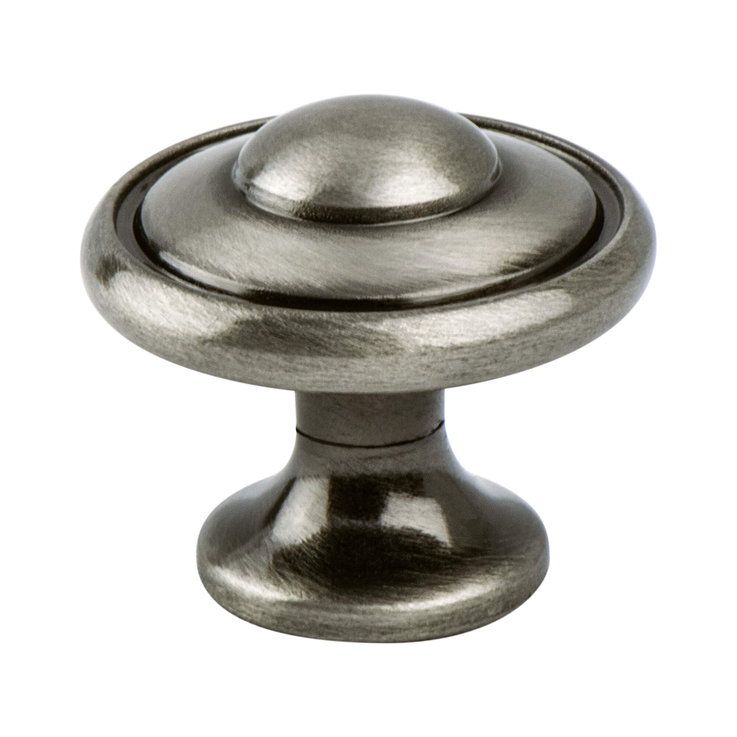 Berenson Euro Traditions Series 1-1/16 Inch Knob In Brushed Black Nickel