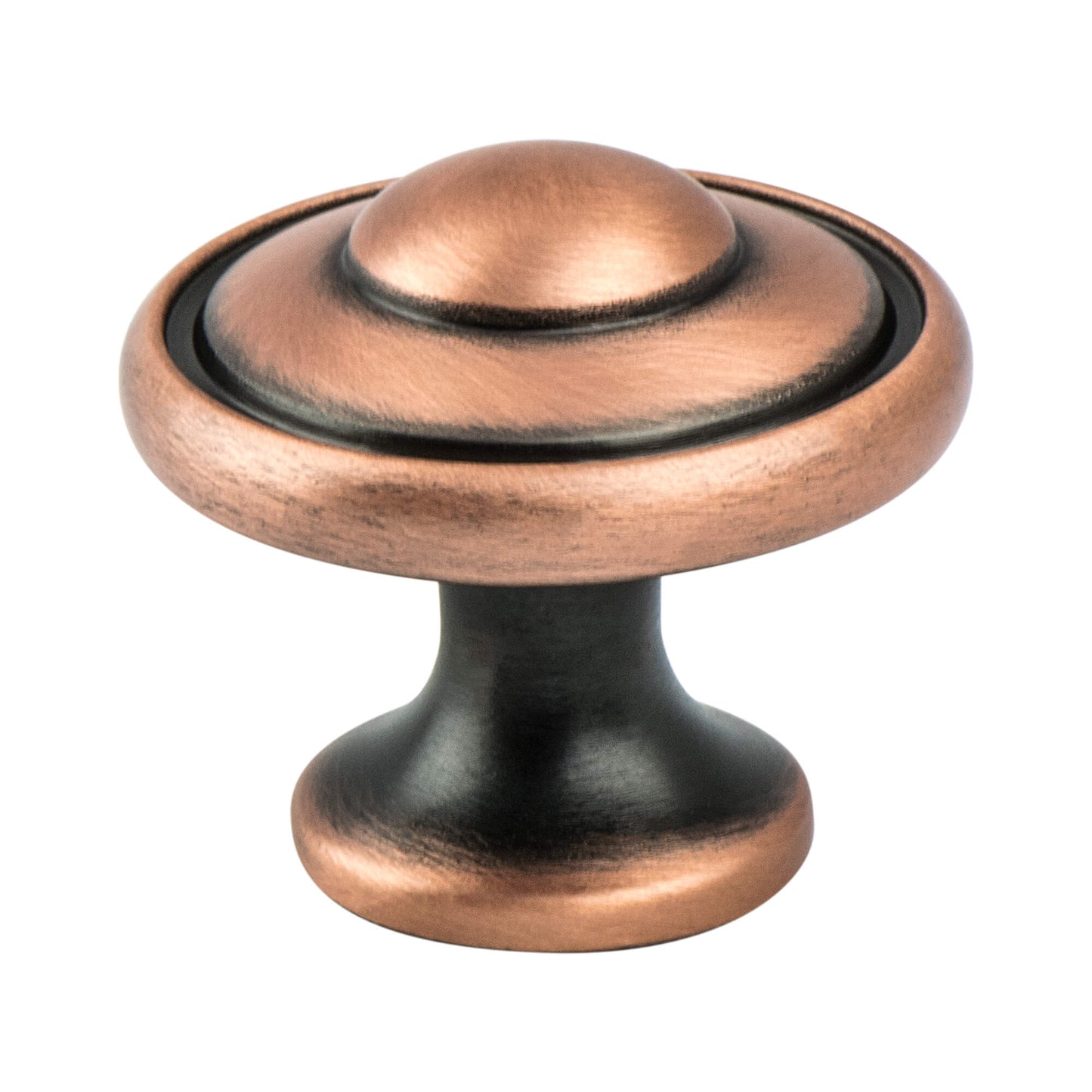 Berenson Euro Traditions Series 1 - 1/16 Inch Knob In Brushed Antique Copper