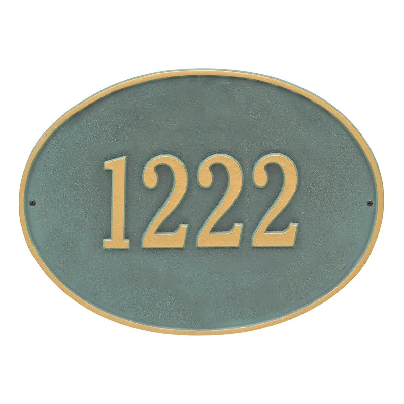 Whitehall Products Hawthorne Address Plaque