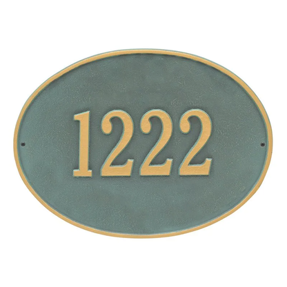 Whitehall Products Hawthorne Address Plaque