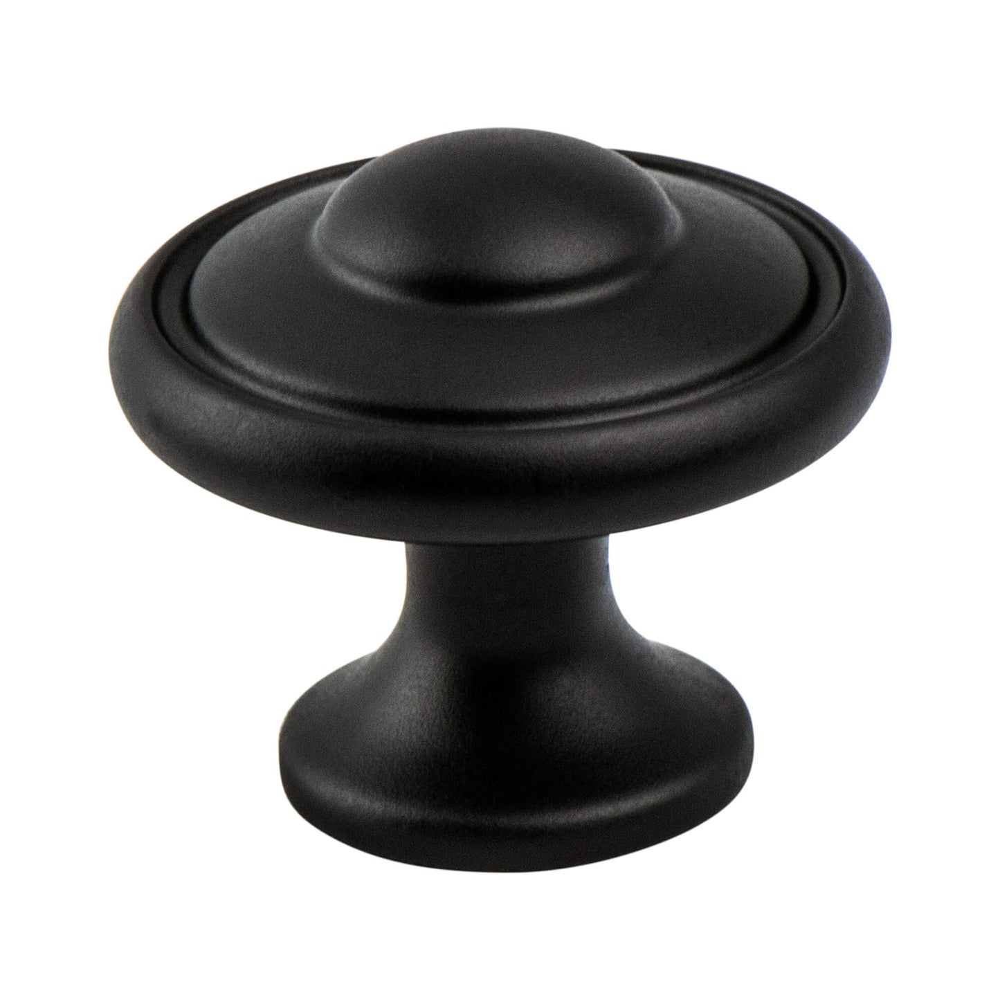 Berenson Euro Traditions Series 1-1/16" Knob In Matte Black